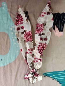 Lovely Floral Scrunchie