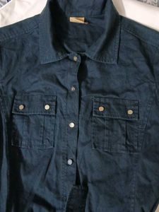 Dark Blue Shirt with Pockets