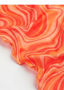 Retro Swirl Print Mesh Pants (Never Worn)