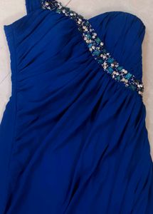 Elegant Blue Party Dress