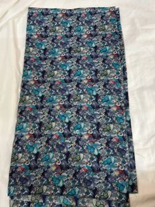 Blue Floral Fabric