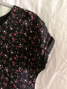 Easybuy Black Heart Print Top(Women)