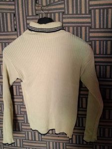 Striped Turtleneck Sweater