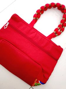 Embroidered Tote Bag