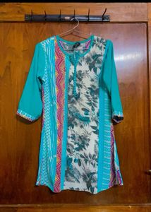 Pintresty A Line Short Kurti For Women