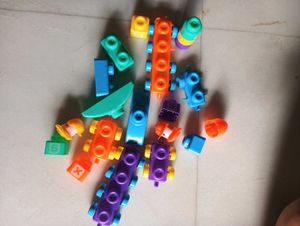 🚇Jumbo Building Blocks Set With Train Connectors