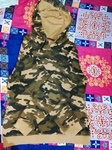 Camo Print Hoodie