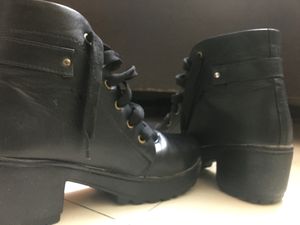 Black boots