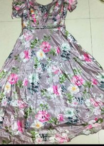 Handwork Floral Gown