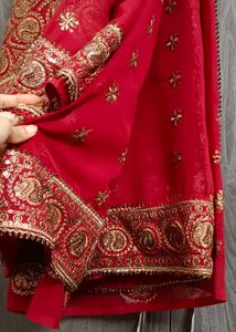 Heavy Work Saree With Blouse