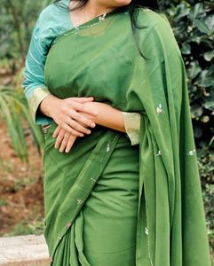 Elegant Green Saree