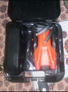 Orange Mini Drone And Gyro Watch