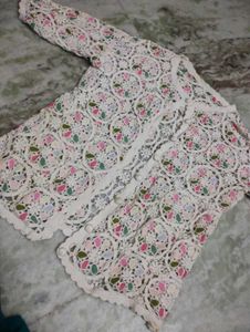Crochet Floral Top