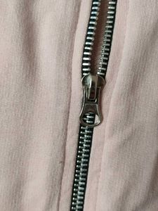 Pink Zip-Up Hoodie top
