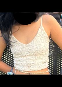 Zara Crochet Cami Top