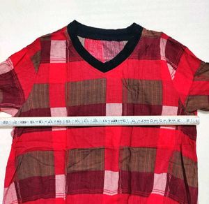 Stylish Plaid Tshirt | Bust 42