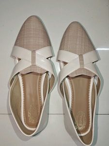 Elegant Beige Flats