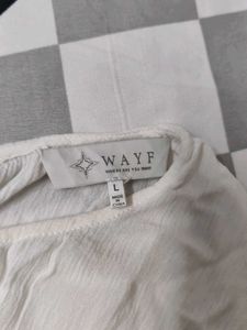 White Smocked Top