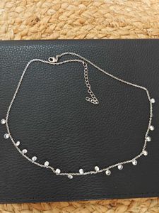 92.5 | Silver Zircon  Necklace