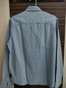 Zudio M sized double pocket Blue Shirt