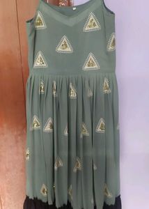 Sage Green Triangle Sequin Tank