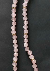Rose Quartz Crystal Necklace