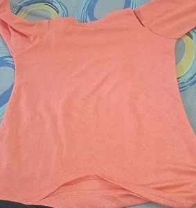 Pink Off Shoulder Top