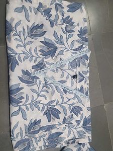 Blue Floral Sleeveless Dress