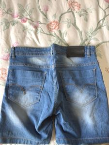 Blue Denim Shorts