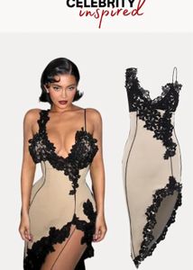 Lace Trim Bodycon Dress