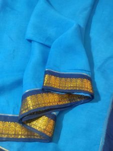 Blue Silk Saree