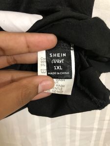 Shein Black Slee Top