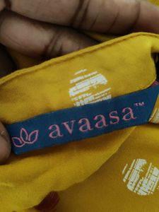 Yellow Aavasa Daily Wear Top