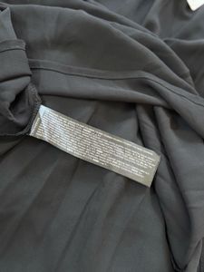 MANGO Black Lace Maxi Dress