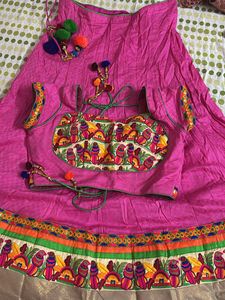 Pink Ghaghra Choli