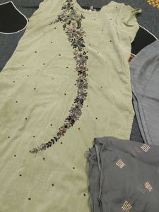 Elegant Embroidered Kurta Set