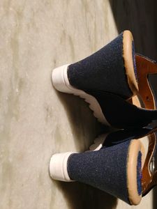 Stylish Blue Wedges