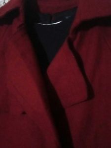 Burgundy Trench Coat