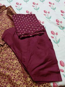 Indian Ethnic Chanderi Suit