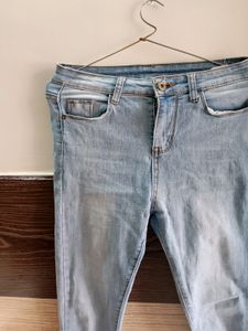 Ice Blue Korean Denim.