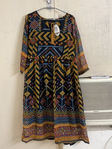A Line Mid Length Dress