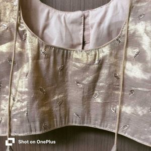 Brand new Elegant Gold Saree Blouse