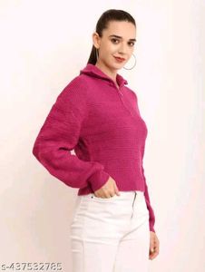Ribbed Sweater Top 💗