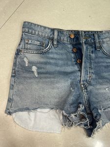 Vintage High Waist Denim Shorts