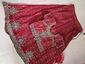 Maroon Embroidered Lehenga CholiSet
