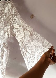 Lace Embroidery Cape Top