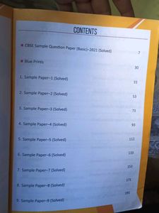 Class X Mathematics Sample Papers