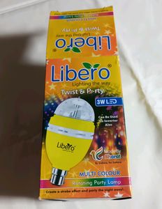 LED Rotating Multi Colour Party Lamp/ Bulb