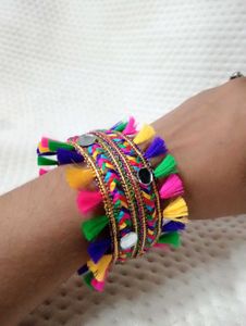 Colorful Tassel Bangles