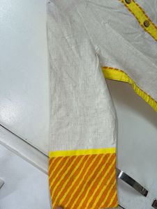 Khadi Cotton Embroidered Kurti